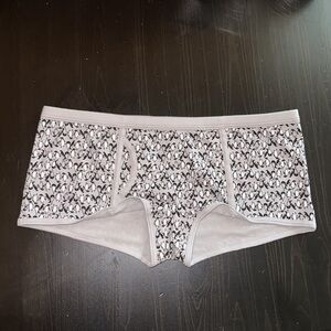 NWOT Vintage Aerie Faux Boxer Boyshort Penguin Print Panty